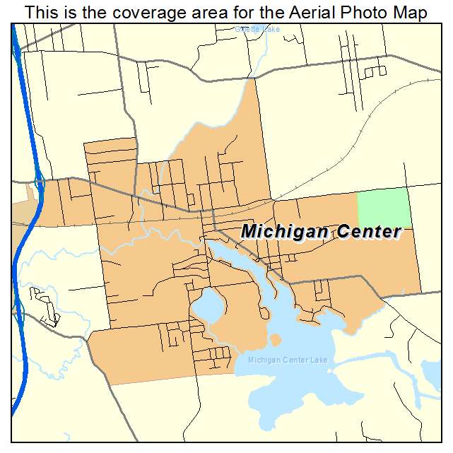 Michigan Center, MI location map 