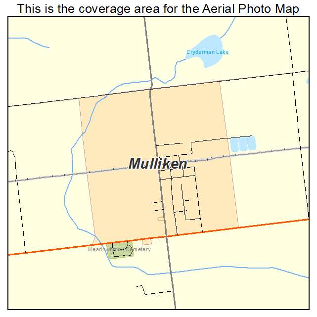 Mulliken, MI location map 