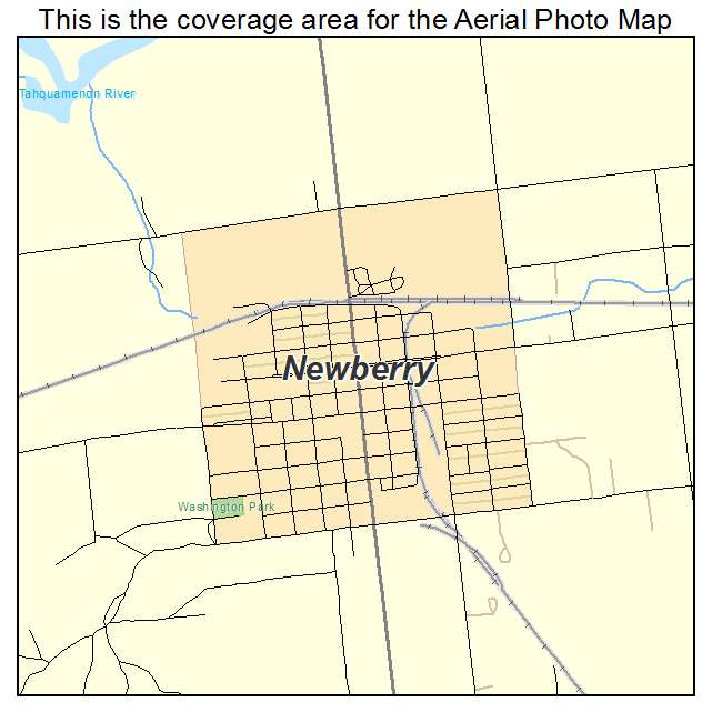 Newberry, MI location map 