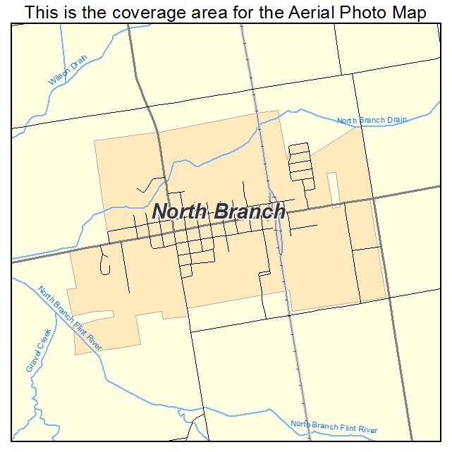 North Branch, MI location map 