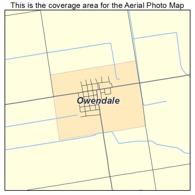 Owendale, MI location map 