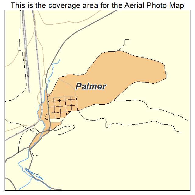 Palmer, MI location map 