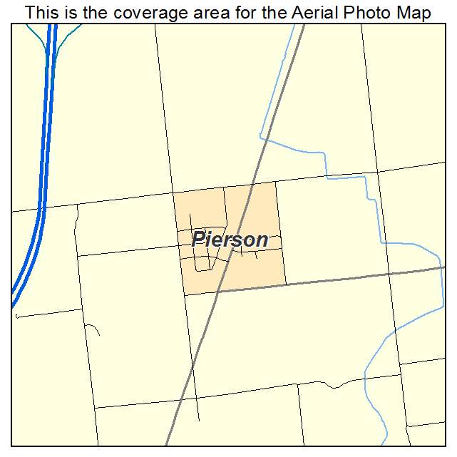 Pierson, MI location map 