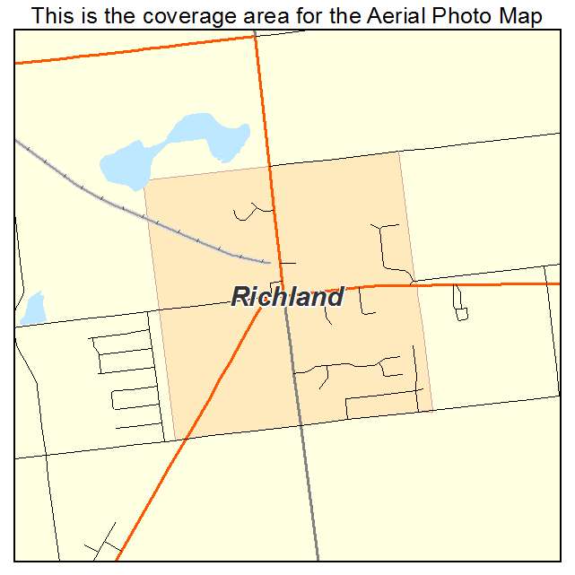 Richland, MI location map 