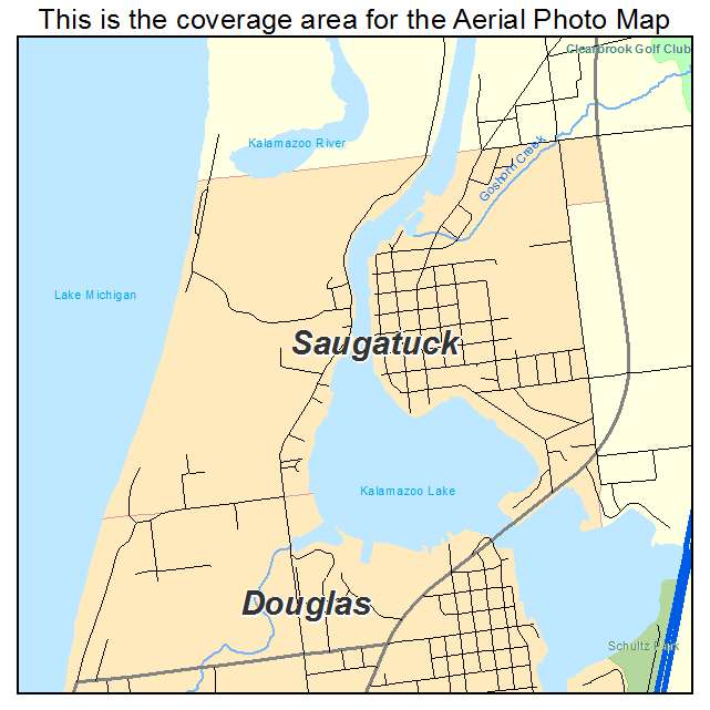 Saugatuck, MI location map 