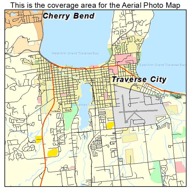 Traverse City, MI location map 