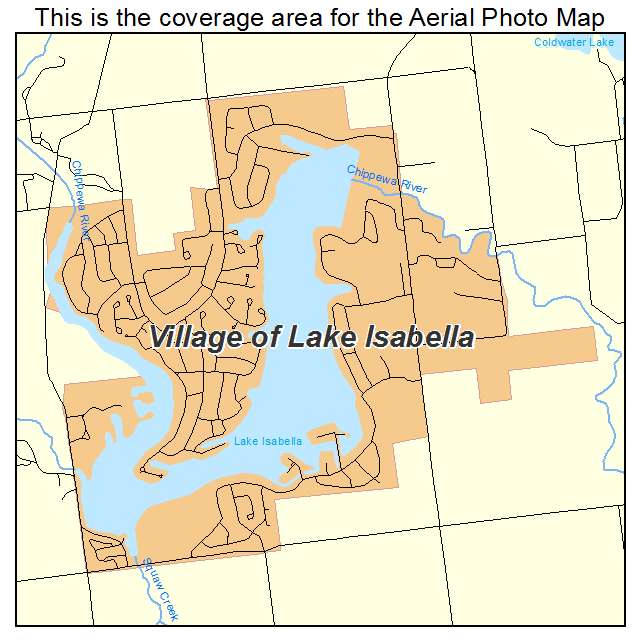 Village of Lake Isabella, MI location map 