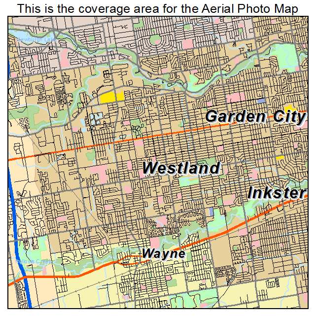 Westland, MI location map 