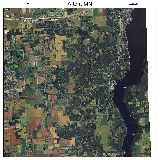 Afton, MN air photo map