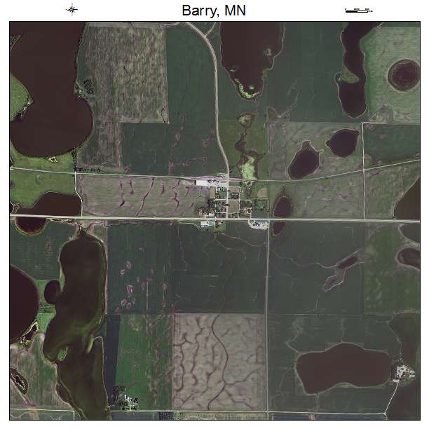Barry, MN air photo map