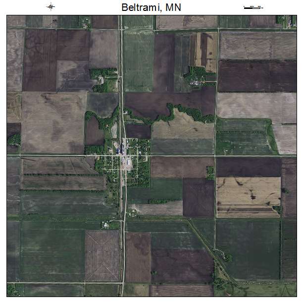 Beltrami, MN air photo map