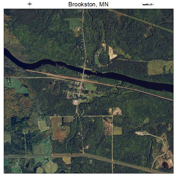 Brookston, MN air photo map
