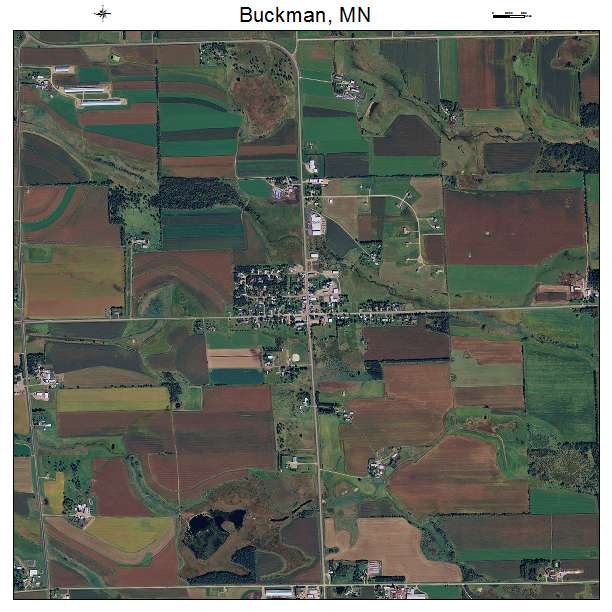 Buckman, MN air photo map