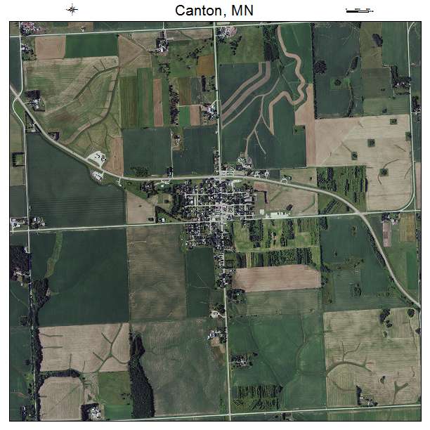 Canton, MN air photo map