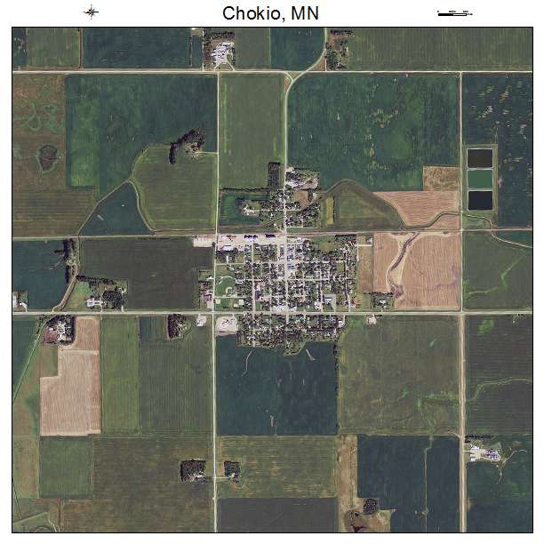 Chokio, MN air photo map