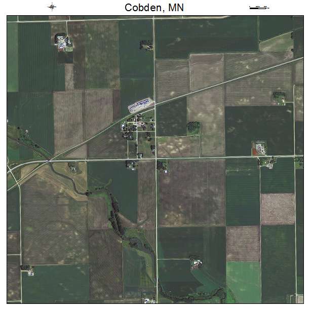 Cobden, MN air photo map