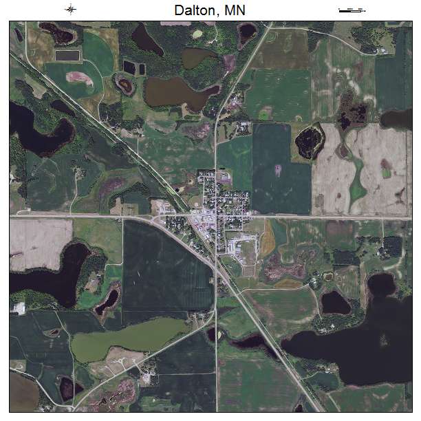 Dalton, MN air photo map