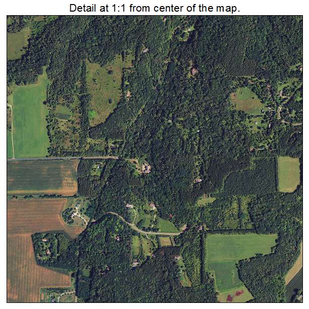 Afton, Minnesota aerial imagery detail