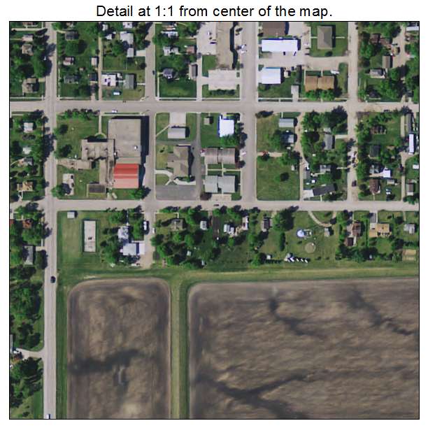 Alvarado, Minnesota aerial imagery detail