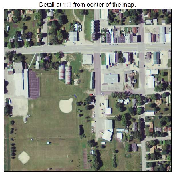 Amboy, Minnesota aerial imagery detail