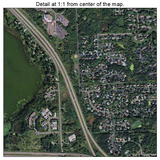 Arden Hills, Minnesota aerial imagery detail
