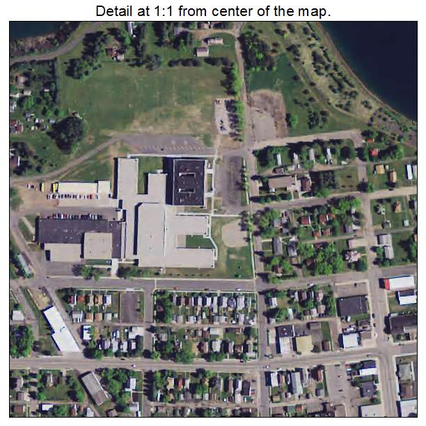 Aurora, Minnesota aerial imagery detail