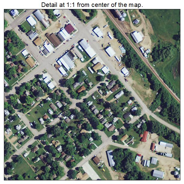 Balaton, Minnesota aerial imagery detail