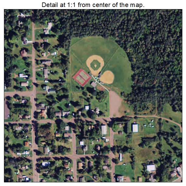 Barnum, Minnesota aerial imagery detail