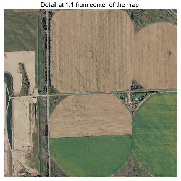 Becker, Minnesota aerial imagery detail
