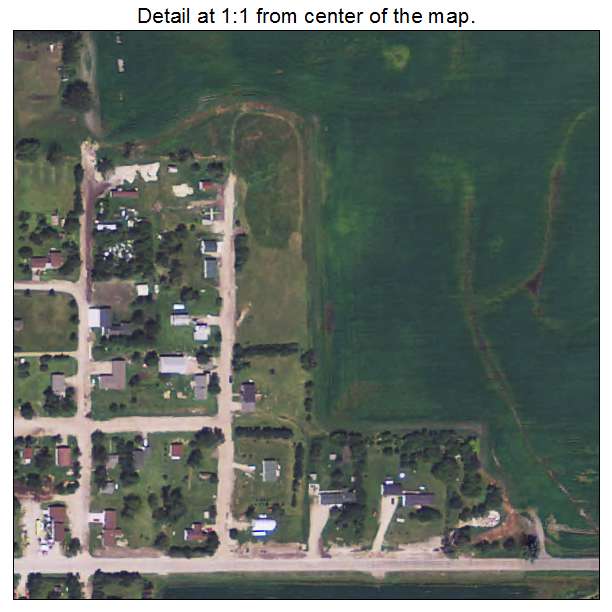 Bejou, Minnesota aerial imagery detail
