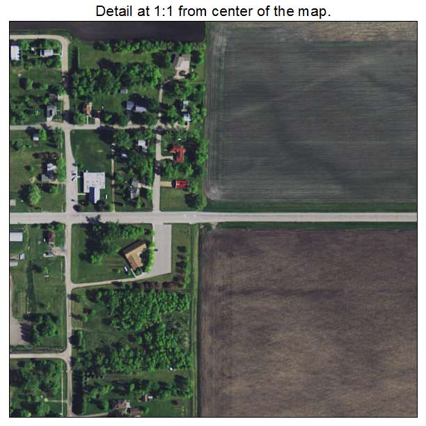Beltrami, Minnesota aerial imagery detail