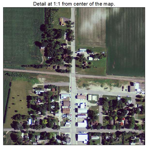 Belview, Minnesota aerial imagery detail
