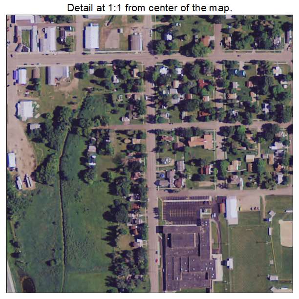 Bertha, Minnesota aerial imagery detail