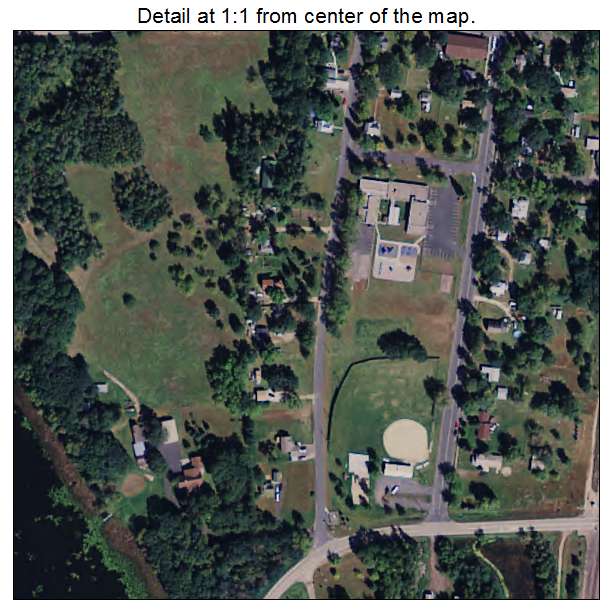 Bethel, Minnesota aerial imagery detail