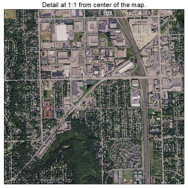 Bloomington, Minnesota aerial imagery detail