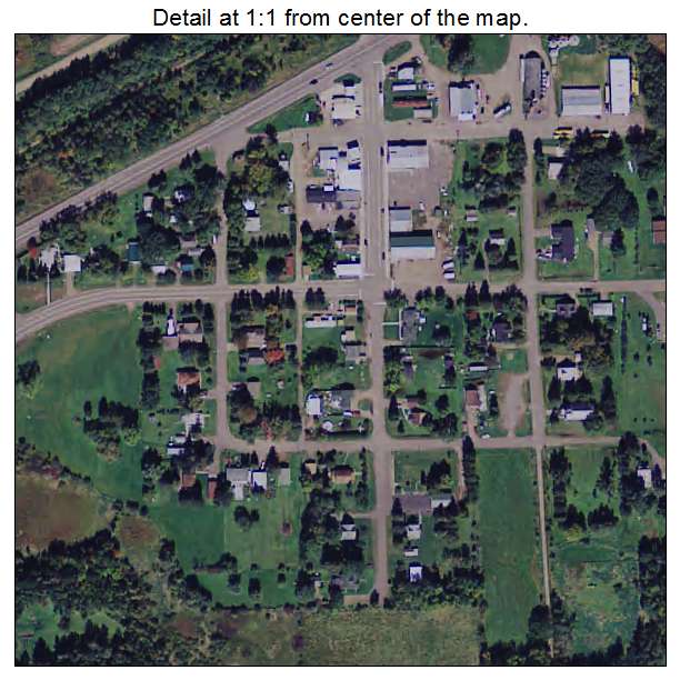 Bock, Minnesota aerial imagery detail