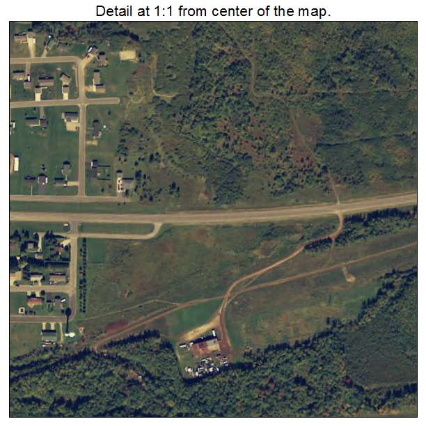 Bovey, Minnesota aerial imagery detail