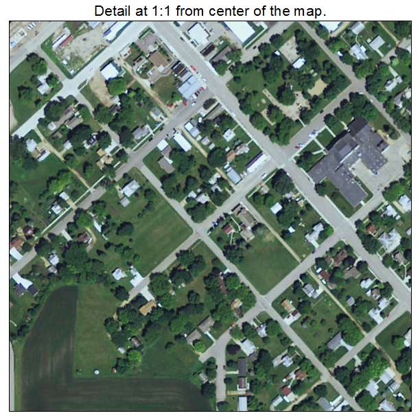 Brewster, Minnesota aerial imagery detail