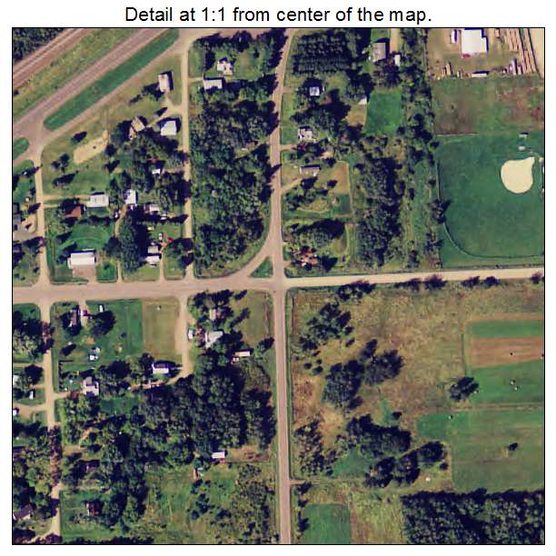Brook Park, Minnesota aerial imagery detail
