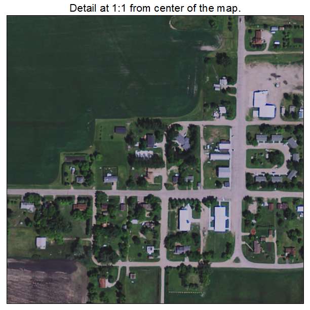 Brooks, Minnesota aerial imagery detail