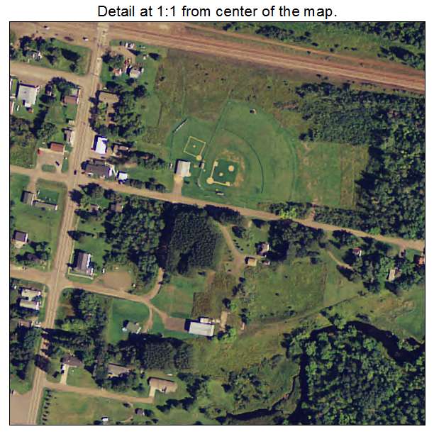 Brookston, Minnesota aerial imagery detail