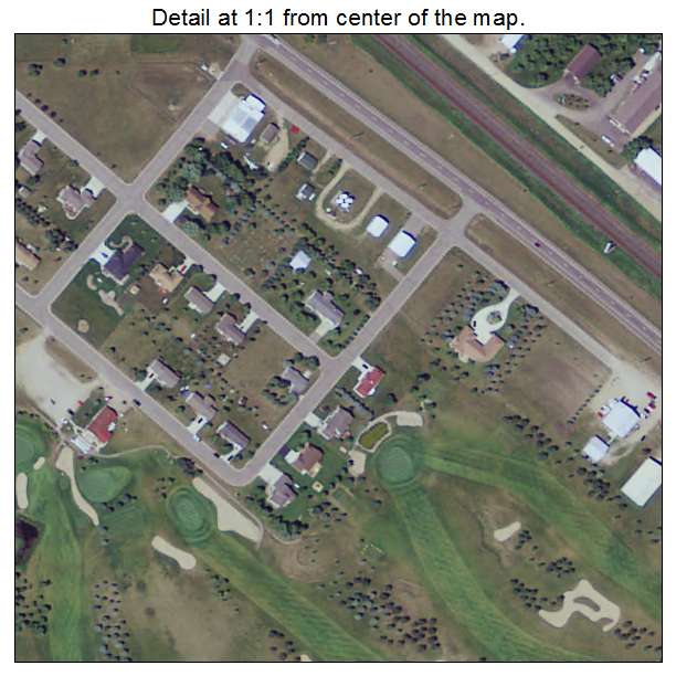 Brooten, Minnesota aerial imagery detail