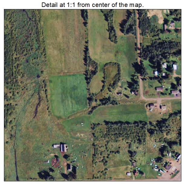 Bruno, Minnesota aerial imagery detail