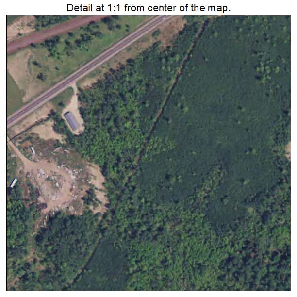 Calumet, Minnesota aerial imagery detail