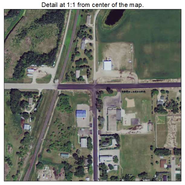 Carlos, Minnesota aerial imagery detail