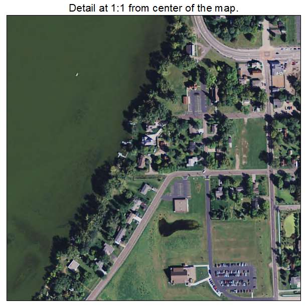Centerville, Minnesota aerial imagery detail