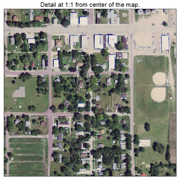 Ceylon, Minnesota aerial imagery detail
