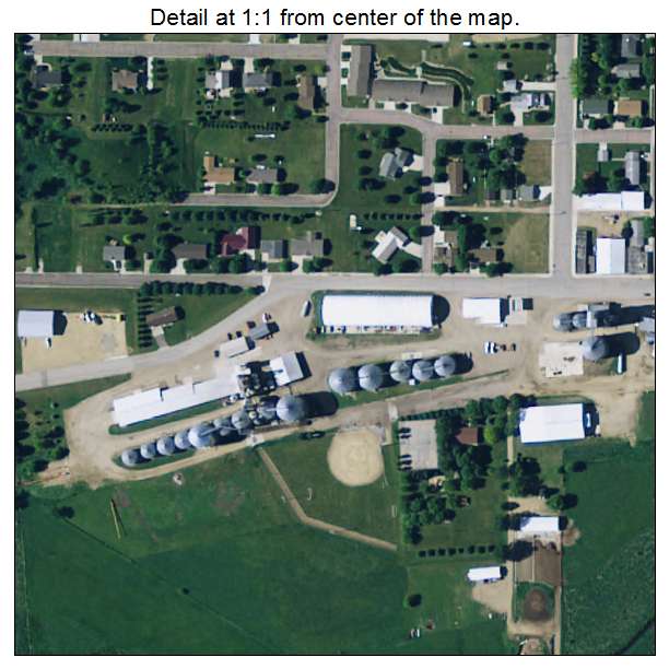 Chandler, Minnesota aerial imagery detail