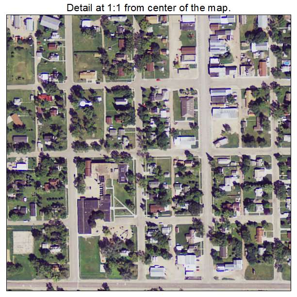 Chokio, Minnesota aerial imagery detail