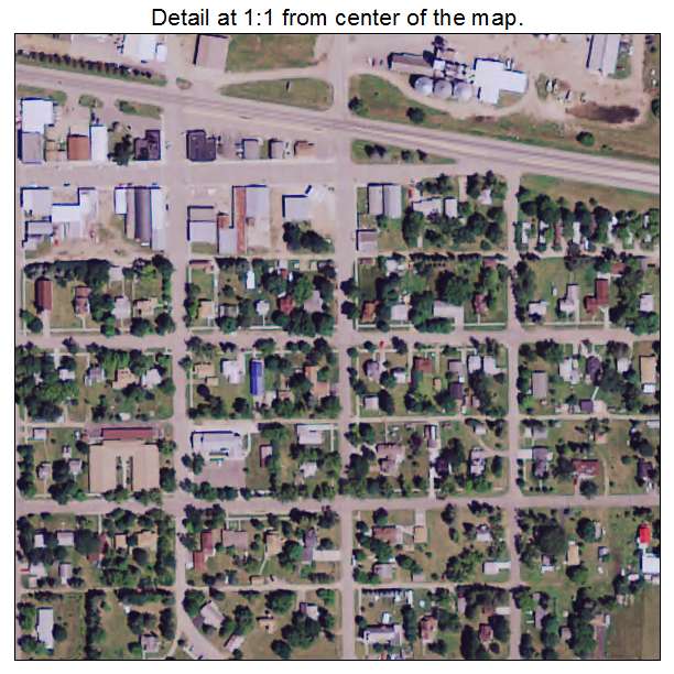 Clarissa, Minnesota aerial imagery detail